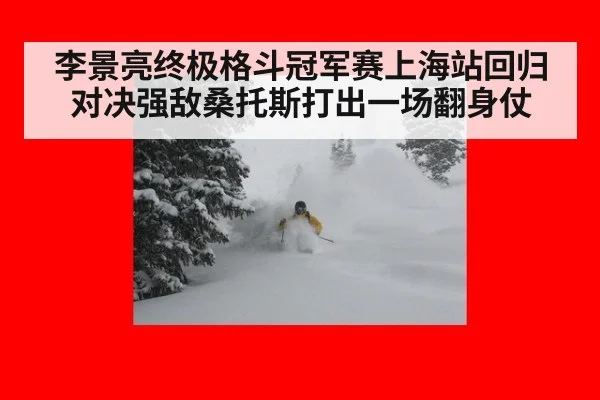 李景亮终极格斗冠军赛上海站回归对决强敌桑托斯打出一场翻身仗